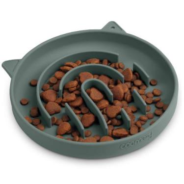 Imagem de Labirinto de impressão digital de silicone Slow Feeder Cat Bowl Coomaz