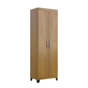 Imagem de Armário Multiuso Sapateira de Madeira Valdemóveis Asteca Com 2 Portas 5 Prateleiras e Pés Cinamomo