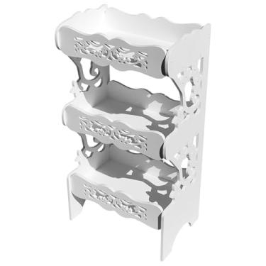 Imagem de Prateleira Estante organizadora Suporte Nicho Multiuso 3 Níveis fruteira (Branco)