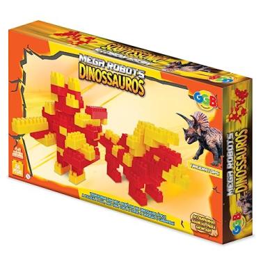 Imagem de Blocos de Montar Mega Robots Triceratops GGB Plast
