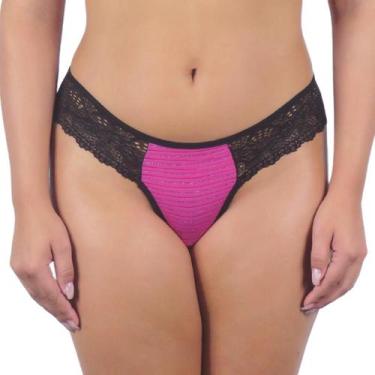 Imagem de Calcinha Renda Tanga Feminina Fio Sexy Conforto Kit 10 Und - Upy Store
