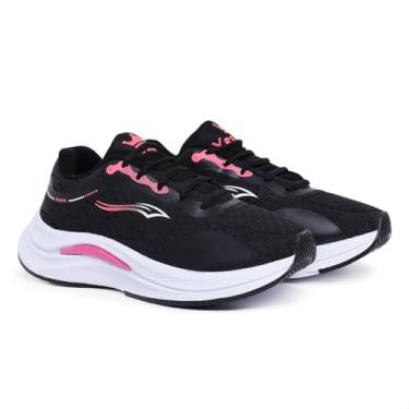 Imagem de Tênis Academia Feminino Caminhada Esportivo Leve Macio Confortável (Preto, BR, Adulto, Numérico, 38)