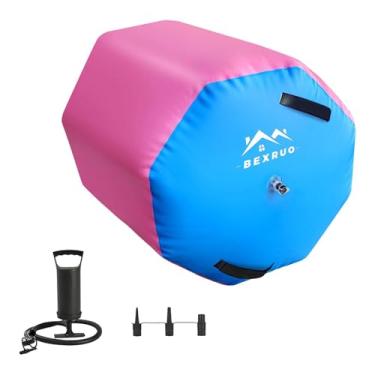 Imagem de predolo Equipamento de Treinamento de Ginástica com Rolo de Ar, Salto Mortal para Trás, Equipamento de Treinamento de Flexão para Trás com Bomba, Tapete de Qu, 1m de Comprimento