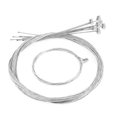 Imagem de 10 peças 1,8 m de comprimento universal de motocicleta kit de reparo de cabo de freio de embreagem do acelerador de emergência compatível com Honda Yamaha Kawasaki Suzuki motocicleta ATV Motorcross