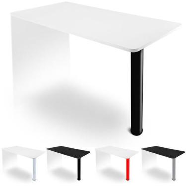 Imagem de Mesa De Parede Paris Compacta Em Aço Com Tampo Retangular 100cm x 55cm