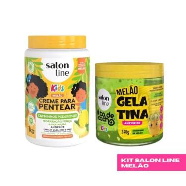 Imagem de Kit Salon Line Melao Gel, Óleo, Creme Capilar