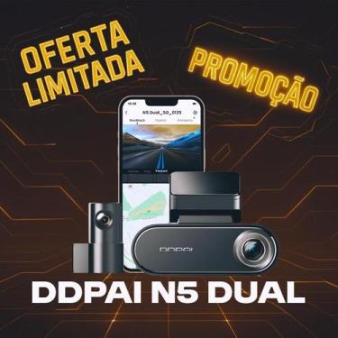 Imagem de Câmera para Carro N5 Dual GPS Oferta App Preço Com Desconto Wifi 4k Cu