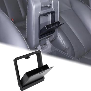 Imagem de Aunginsy Caixa de armazenamento oculta para apoio de braço compatível com acessórios Mitsubishi L200/Mitsubishi Triton 2019-2023, console central de carro, apoio de braço, bandeja organizadora de