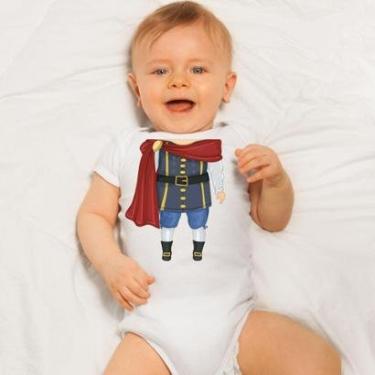 Imagem de Body Manga Curta Techmalhas Estampa Cavaleiro Rei-Unissex