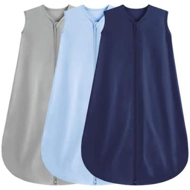 Imagem de Saco de dormir para bebês, pacote com 3 unidades de algodão rayon BSTO