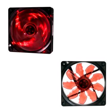 Imagem de Cooler Fan 120mm Vermelho 4 LEDs F10 OEX GAME