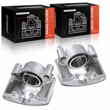 Imagem de A-Premium Conjunto de pinça de freio a disco sem suporte compatível com modelos selecionados Chevy, Dodge e GMC - Express 2500/3500, Savana 2500/3500, C35, C3500, Ram 2500/3500, K3500 - Frente