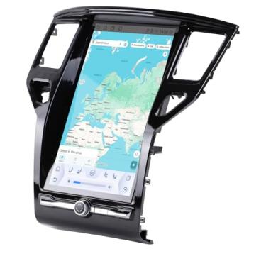 Imagem de Tela de 37.6 cm atualizada, Android 14, rádio veicular para Nissan Navara Pathfinder R52 2012-2020, reprodutor multimídia, navegação GPS, estéreo, unidade de cabeça de tela sensível ao toque (8 + 128