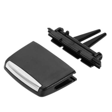 Imagem de A ABSOPRO 1 clipe de aba de saída de ventilação da grade de ar para BMW X5 E70 2006-2012 console central frontal esquerda guia de saída de ar condicionado preto