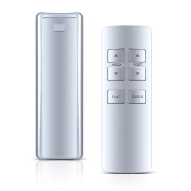 Imagem de WDZP Novo controle remoto de cama ajustável de substituição para controles remotos Serta Motion Essentials para camas ajustáveis (modelo cinza ou iSeries de 3ª geração)