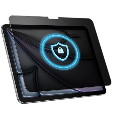 Imagem de MoKo Protetor de tela de privacidade para iPad Air 11 polegadas lançado em 2025/2024, protetor de tela de vidro temperado anti-espião iPad Air 11 polegadas, fosco