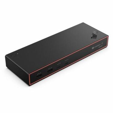 Imagem de Lenovo ThinkPad Thunderbolt 4 Smart Dock Gen2 7500 - EUA - para notebook, tela de exibição, monitor - capacidade de carregamento - 135 W - monitores Thunderbolt 4-4 suportados - 8K @ 60Hz, 4K @ 144Hz