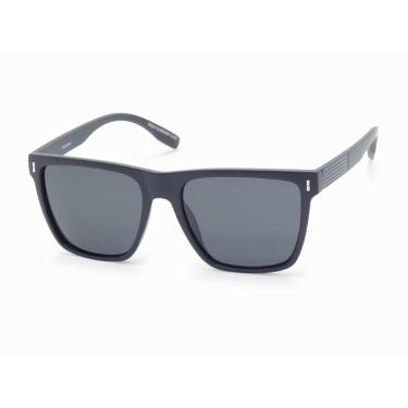 Imagem de Óculos de Sol Casual Polarizado Masculino Polo London Club, Lente UV400 Kit contém Case Couro ECO (Preto)