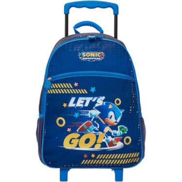 Imagem de Mochila Infantil com Rodinha, Pacific, Sonic Lets Go