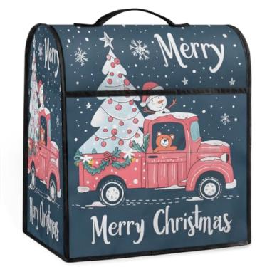 Imagem de Árvore de Natal Caminhão Boneco de Neve Capa de Misturador Auxiliar de Cozinha para Batedeira 6-8 Quartos Auxílio de Cozinha Resistente à Poeira Capas Protetoras de Armazenamento Capas de Aparelhos