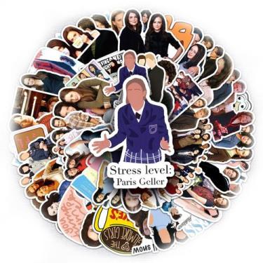 Imagem de Adesivos Gilmores Girls, vinil impermeável, anime, 51 unidades - yiwei