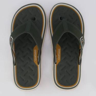 Imagem de Chinelo Cartago Málaga Sport Verde e Bege, 39