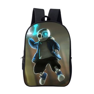 Imagem de Mochila Undertales Sans Cartoon Kids School 30x16x40cm