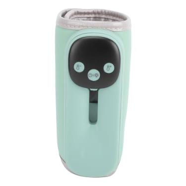 Imagem de Asixxsix Aquecedor de mamadeiras portátil para viagem, 11 configurações de temperatura Aquecedor de mamadeiras sem fio com display digital Luz noturna, aquecedor de mamadeiras (GREEN)