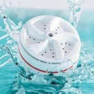 Imagem de Mini maquina portatil para lavar roupas com tecnologia USB, pratica