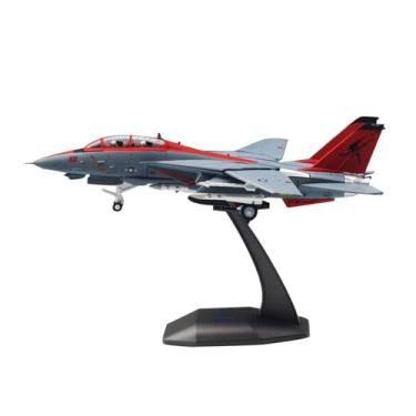 Imagem de TECKEEN Alloy United States Navy VF-101 Grim Reapers Grumman F-14 Tomcat Fighter Aircraft Model 1:100 Simulation Science Exhibition Model