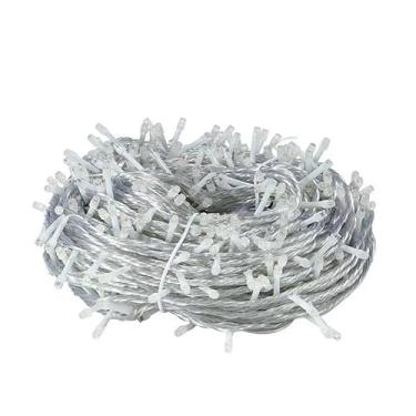 Imagem de Corda de Luz LED de Natal Cor Quente 10/20/30m, Conector Universal 110V-220V, Iluminação Decorativa para Ambiente Festivo, Sala, Jardim e Decoração de Festa(30m-220v)