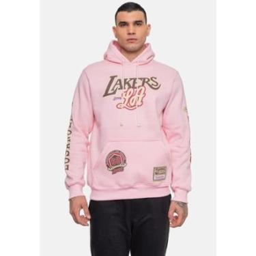 Imagem de Moletom Mitchell & Ness Masculino Sugar Los Angeles Lakers Masculino-Masculino