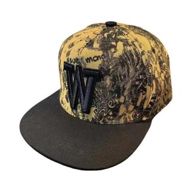 Imagem de Boné De Beisebol Masculino Ajustável Com Aba Reta, Bordado Hip-hop, Ch