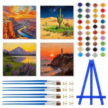 Imagem de Vodolo 4 Pack National Parks Paint by Numbers