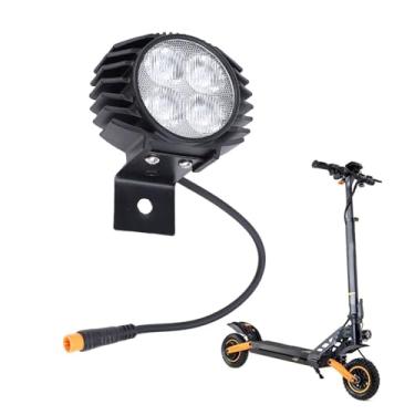 Imagem de Keenso Farol de LED, Dissipação de Calor Em Liga de Iluminação de Longo Alcance e Amplo Alcance, Com Interface Plug and Play, para Scooter Elétrica Kukirin Pro Pro DB