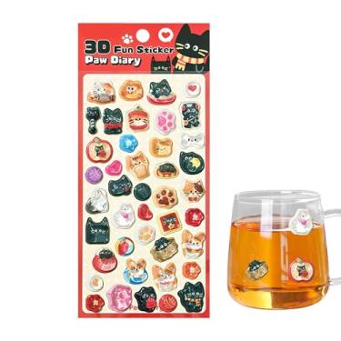 Imagem de Adesivos s - Etiquetas para Diário | Autocolante em Relevo,Para Decorar Smartphone Diario Aniversario Material Escolar Sala de Aula Negocios Professor Escola