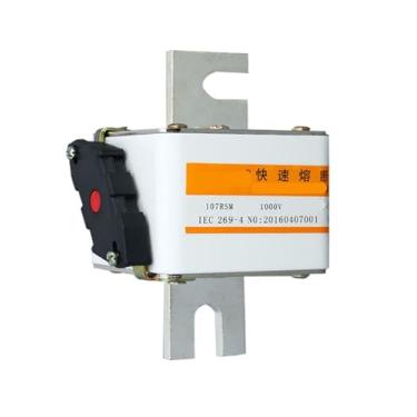 Imagem de PXNQMTJM Fusível rápido tipo gancho médio 107RSM 1000V800A-5a, 107RSM 1000V1000A-5a, 107RSM 1000V1200A-5a, 107RSM 1000V1500A-5a Fusível de baixa tensão de conexão de tubo quadrado (107RSM 10000 V15000