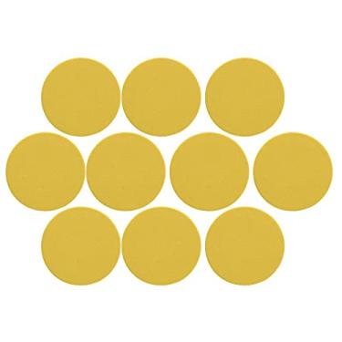 Imagem de ZJchao 10 Carretéis de Armazenamento de Linha de Pesca, Placa de Enrolamento de Espuma para Equipamento de Pesca, Com Plástico ABS e Cores Brilhantes (Amarela)