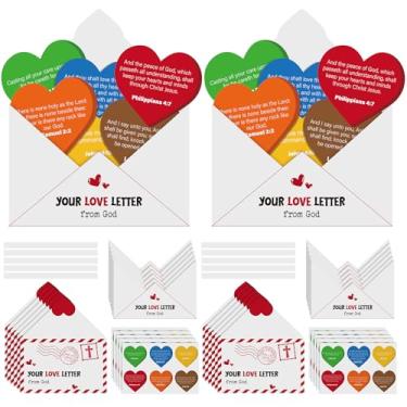 Imagem de Eaasty 24 conjuntos de kits de artesanato cristão para o dia dos namorados, faça você mesmo, arte religiosa da Bíblia, faça suas próprias artes cristãs para troca de presentes de dia dos namorados