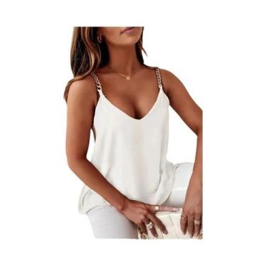 Imagem de Camisetas Cropped De Verão Para Meninas Adolescentes Com Decote Em V, 