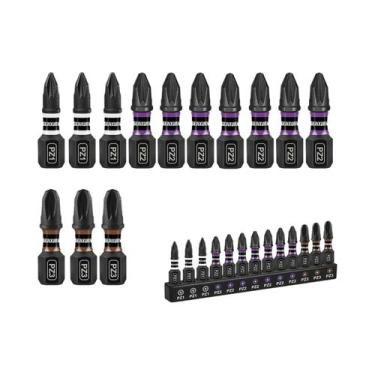 Imagem de Conjunto De Pontas De Chave De Fenda Magnéticas De Aço S2 De 1 Polegad