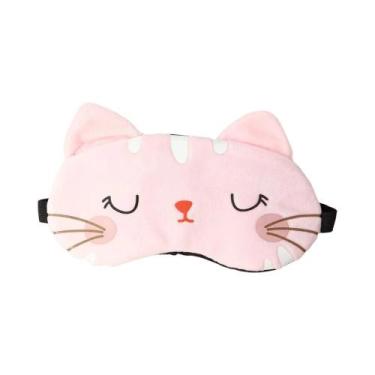 Imagem de Máscara De Olhos Portátil Em Estilo Cartoon Para Viagens E Descanso No