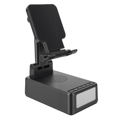 Imagem de Jectse Carregador Sem Fio para Alto-falante Despertador, Carregamento Rápido de 15 W, ângulo de Personalizável, Som Omnidirecional de 360, Com Bateria de 1500mAh para Reprodução