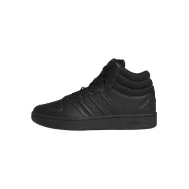 Imagem de adidas Tênis unissex adulto Hoops Mid Classic, Branco/tinta pré-amada/cinza órbita, 9 Women/8 Men