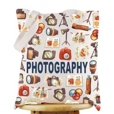 Imagem de G2TUP Bolsa fotográfica para fotógrafos, presente para fotógrafos, viagem, bolsa de ombro para câmera (fotografia TG)