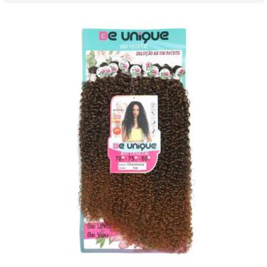 Imagem de Cabelo Charmosa Cacheado Entrelace Bio Vegeta Aplicação Penteados Cor:t4-30(castanhoc-melescuro)