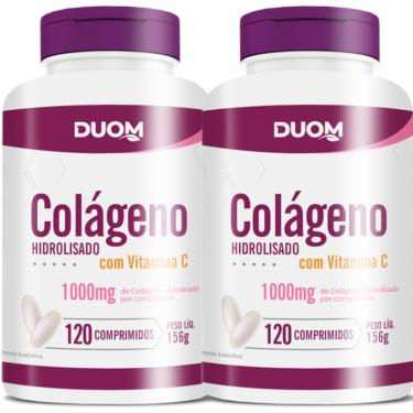 Imagem de COMBO 2 COLÁGENO HIDROLISADO VITAMINA C 240 CPR TOTAL - DUOM