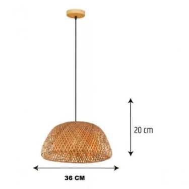 Imagem de Pendente Bambu 360 1xe27 - G-light