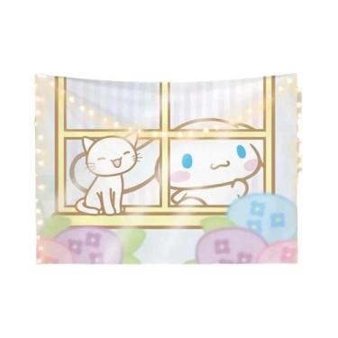 Imagem de Tapeçaria Estampada Dreamy Sanrio Cinnamoroll: Decoração Confortável P