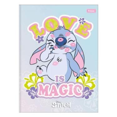 Imagem de Caderno Colegial Brochura Stitch 160 Folhas - Foroni
